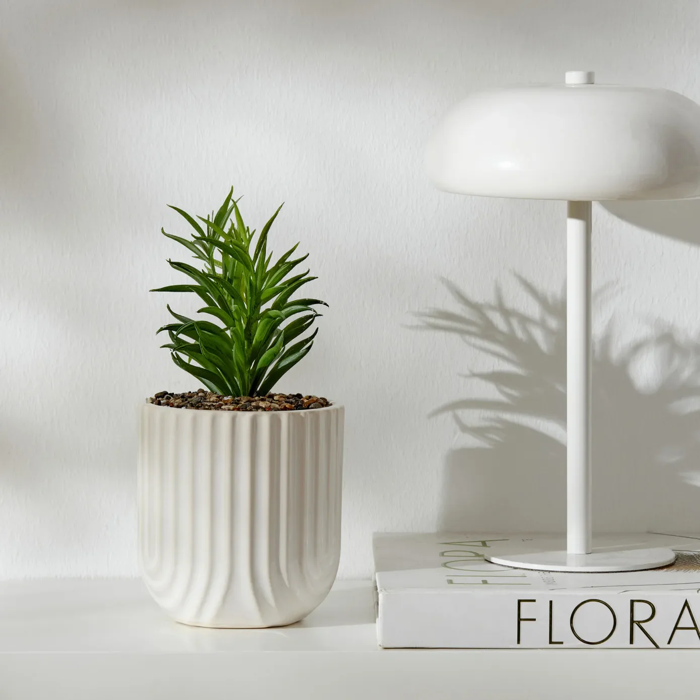 Karaca Home Serena, bloempot, wit