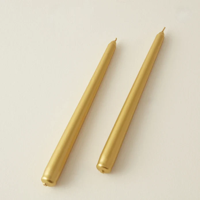 Karaca Home Set van 2 Kaarsenstandaards Gouden 24 cm - Image 2