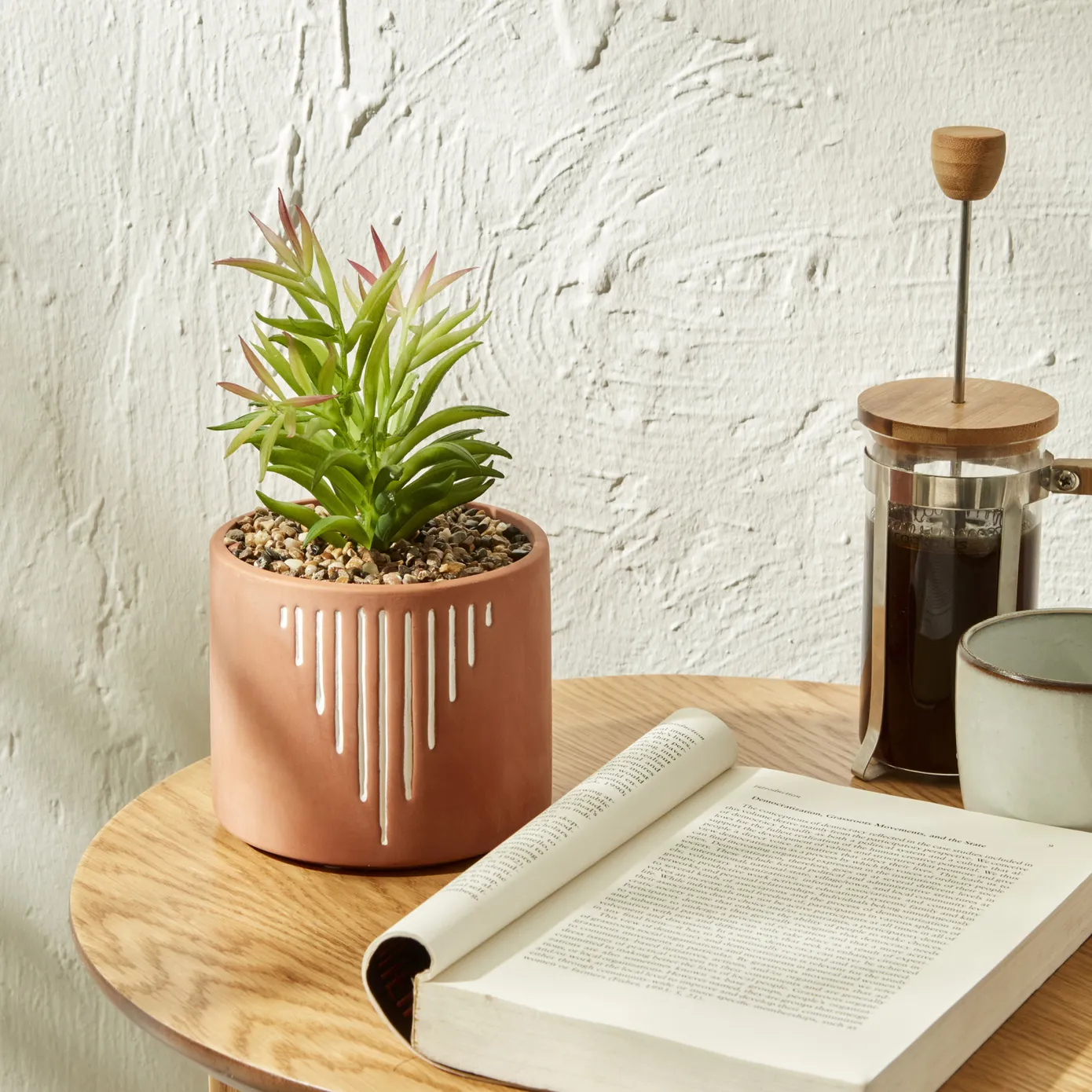 Karaca Home Simple Pot kunstplant 23 cm