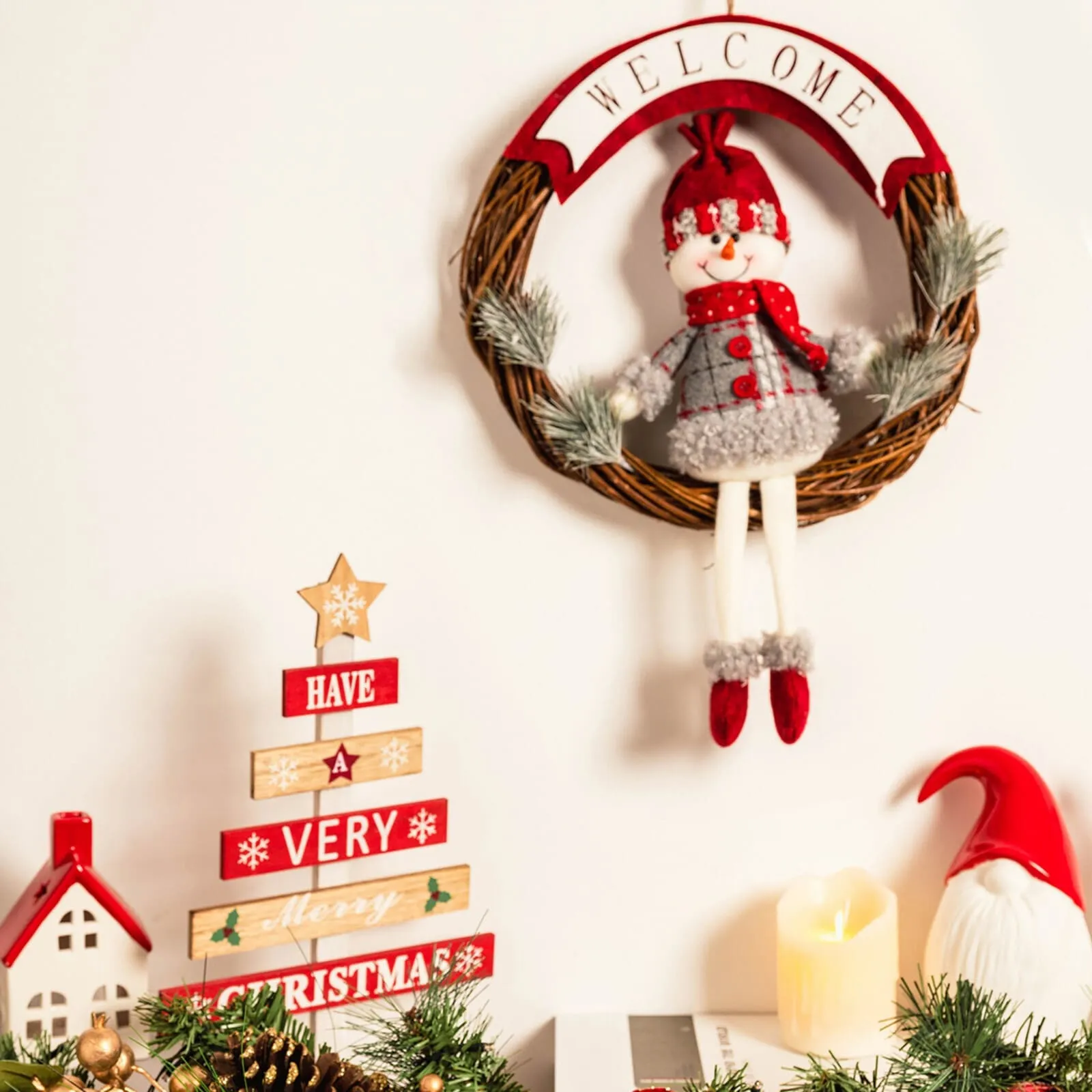 Karaca Home Sneeuwpop Deurornament 45 cm - Image 5