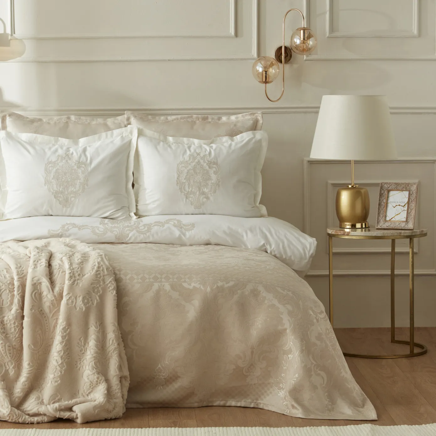 Karaca Home Tuğba privé bruidsschat set goud, 8-delig - Image 3
