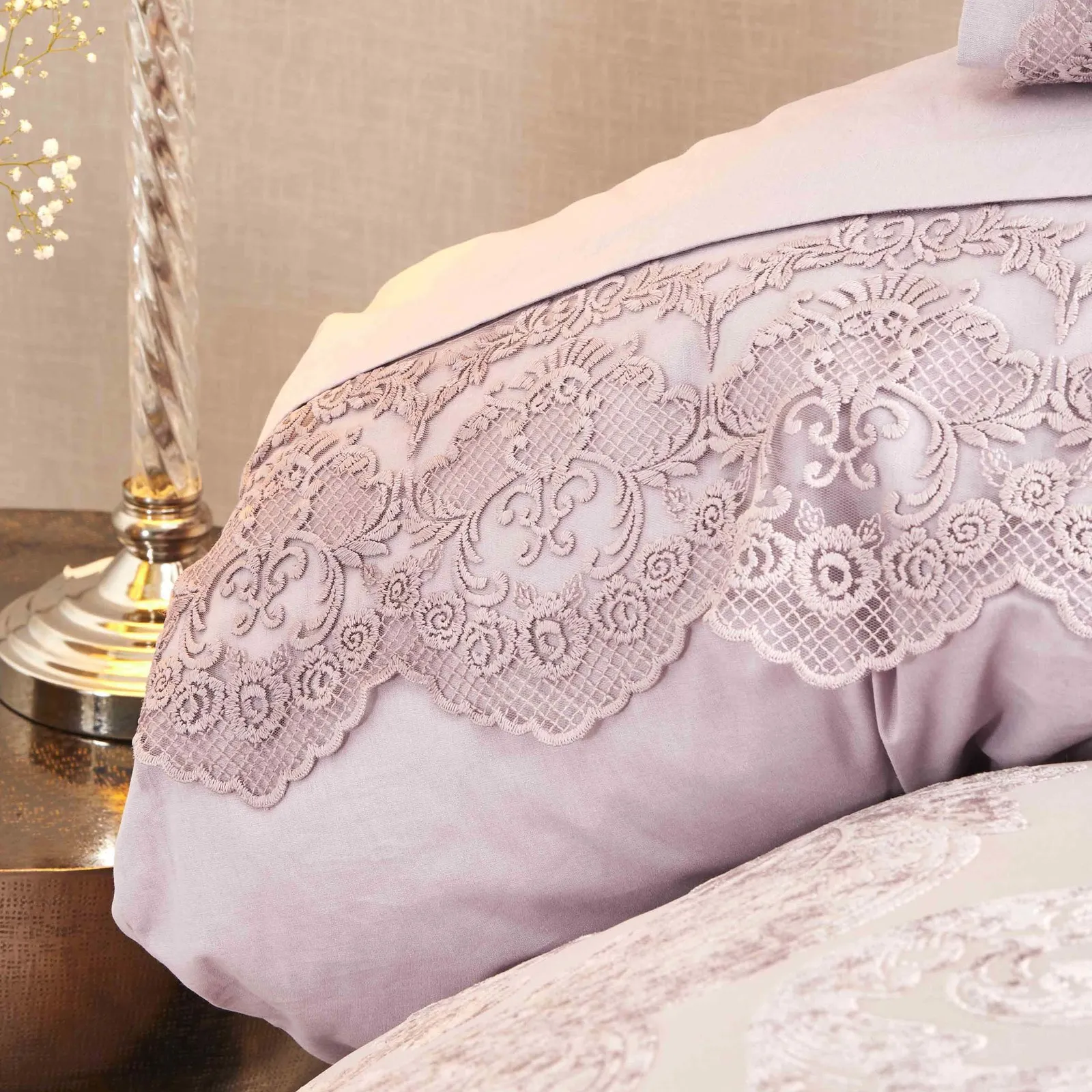 Karaca Home Valeria Best 8-delige bruidsschatset, oudroze - Image 2