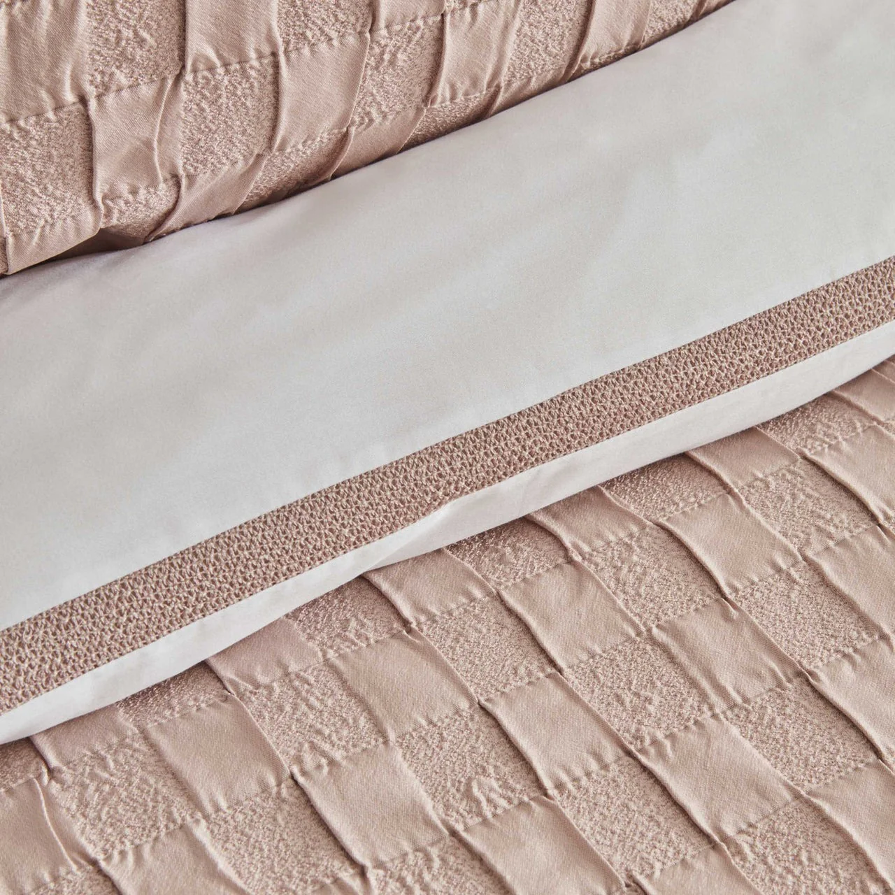 Karaca Home White Collection Bride Carina 80 Thread 100% Katoen 8-Delig Huwelijkspakket Poederroze - Image 6