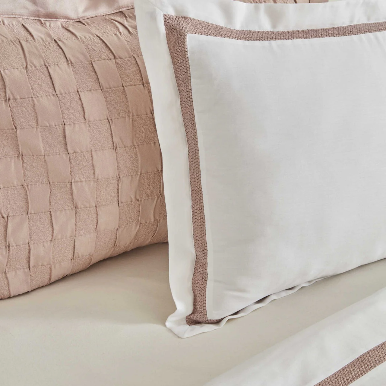 Karaca Home White Collection Bride Carina 80 Thread 100% Katoen 8-Delig Huwelijkspakket Poederroze - Image 8