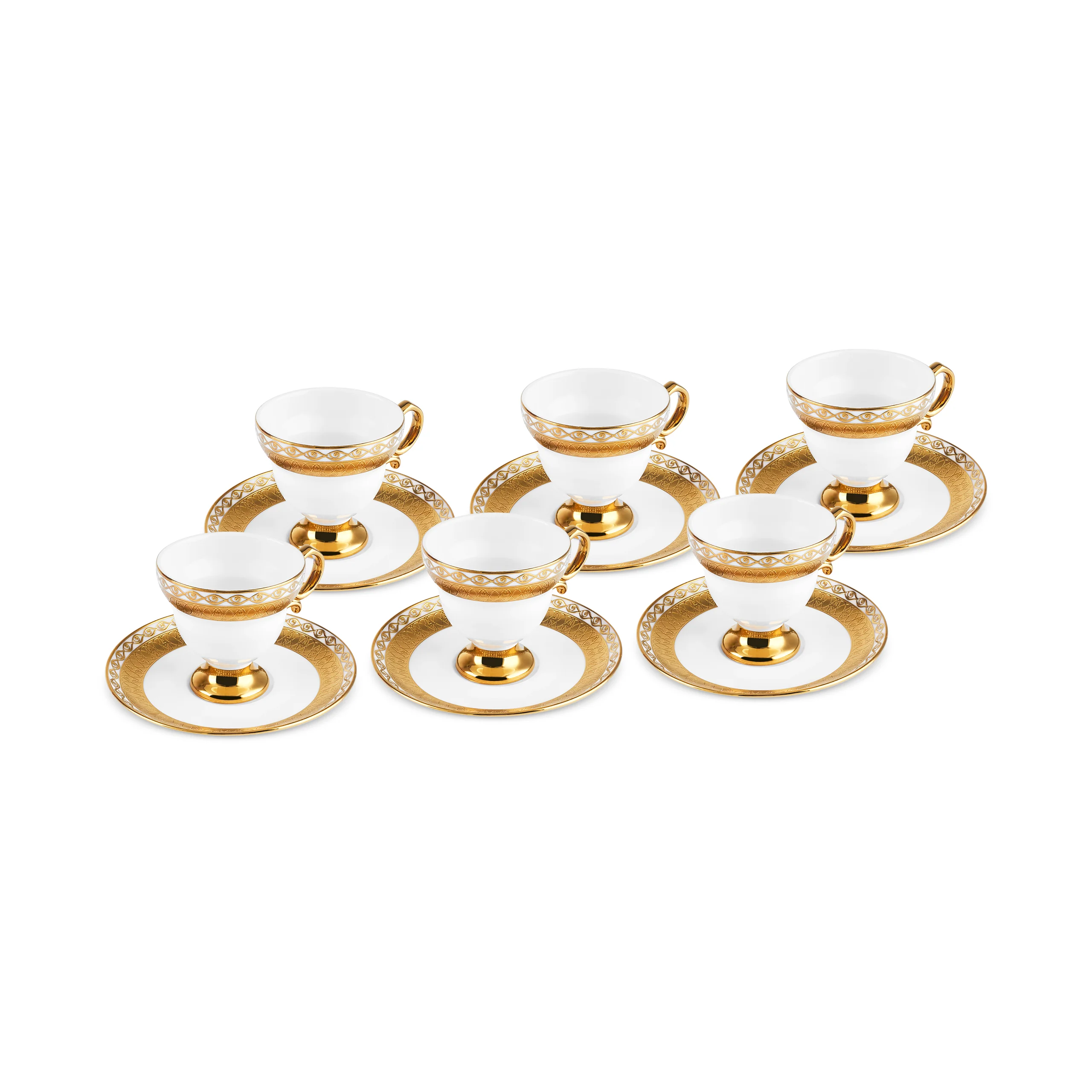 Karaca Hürrem Koffiekopjesset voor 6 Personen, 90 ml - Image 2