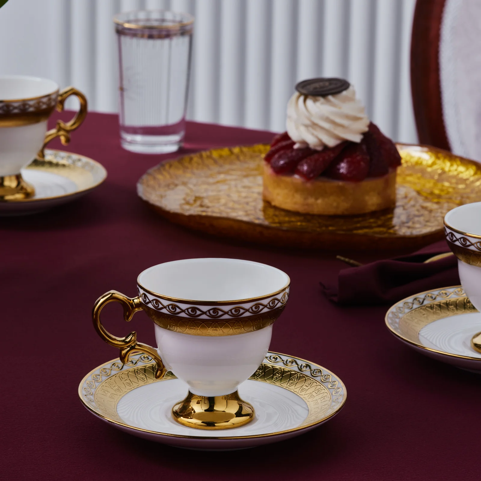 Karaca Hürrem Koffiekopjesset voor 6 Personen, 90 ml - Image 4