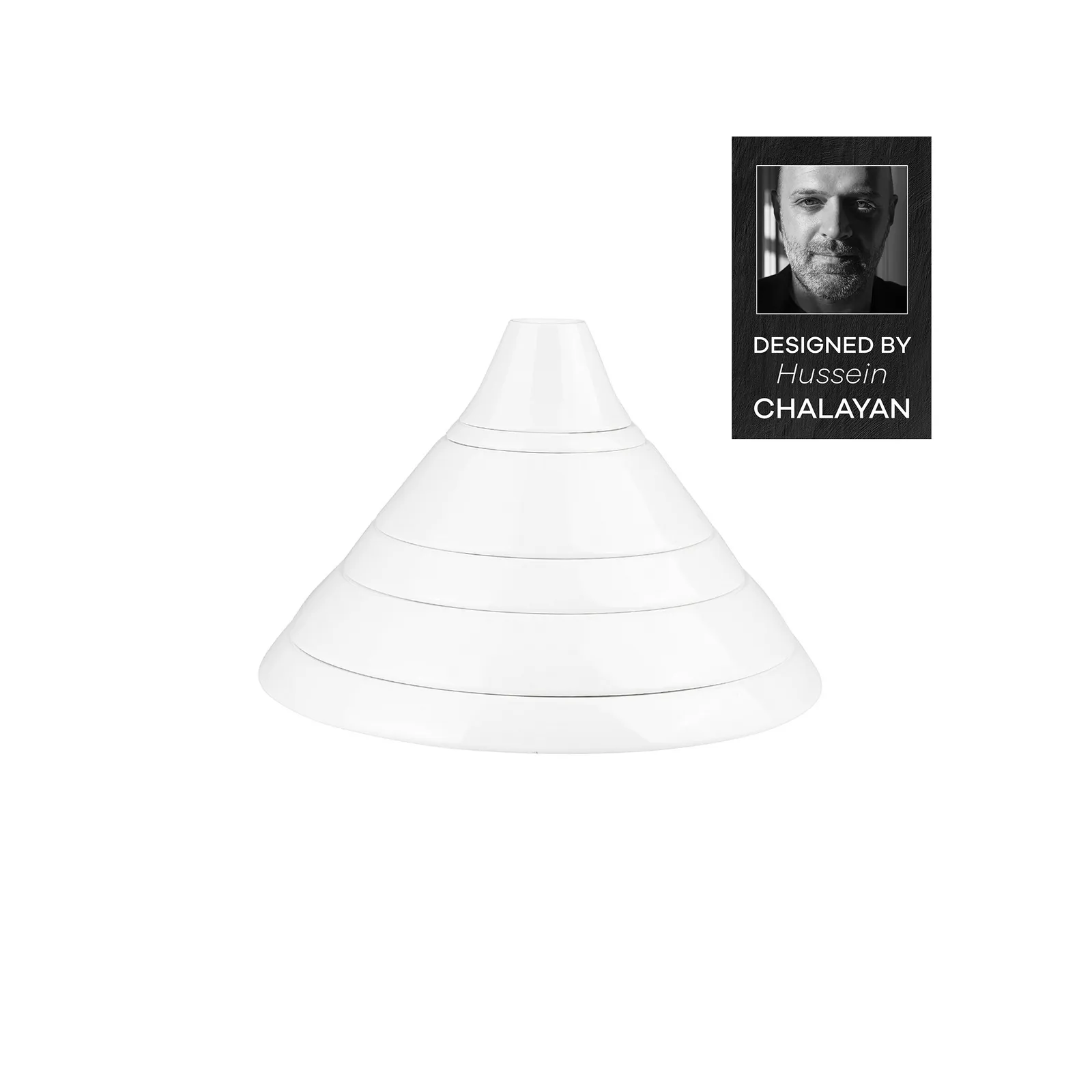 Karaca Hussein Chalayan Digital 6-delig tafelservies, Fine Pearl - Image 5