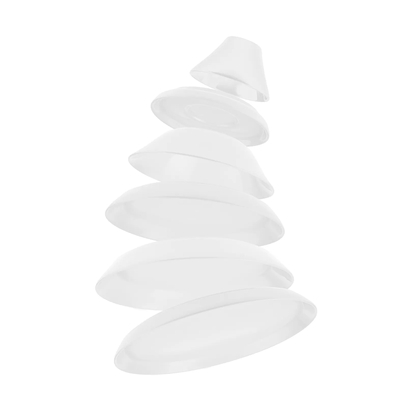 Karaca Hussein Chalayan Digital 6-delig tafelservies, Fine Pearl - Image 7