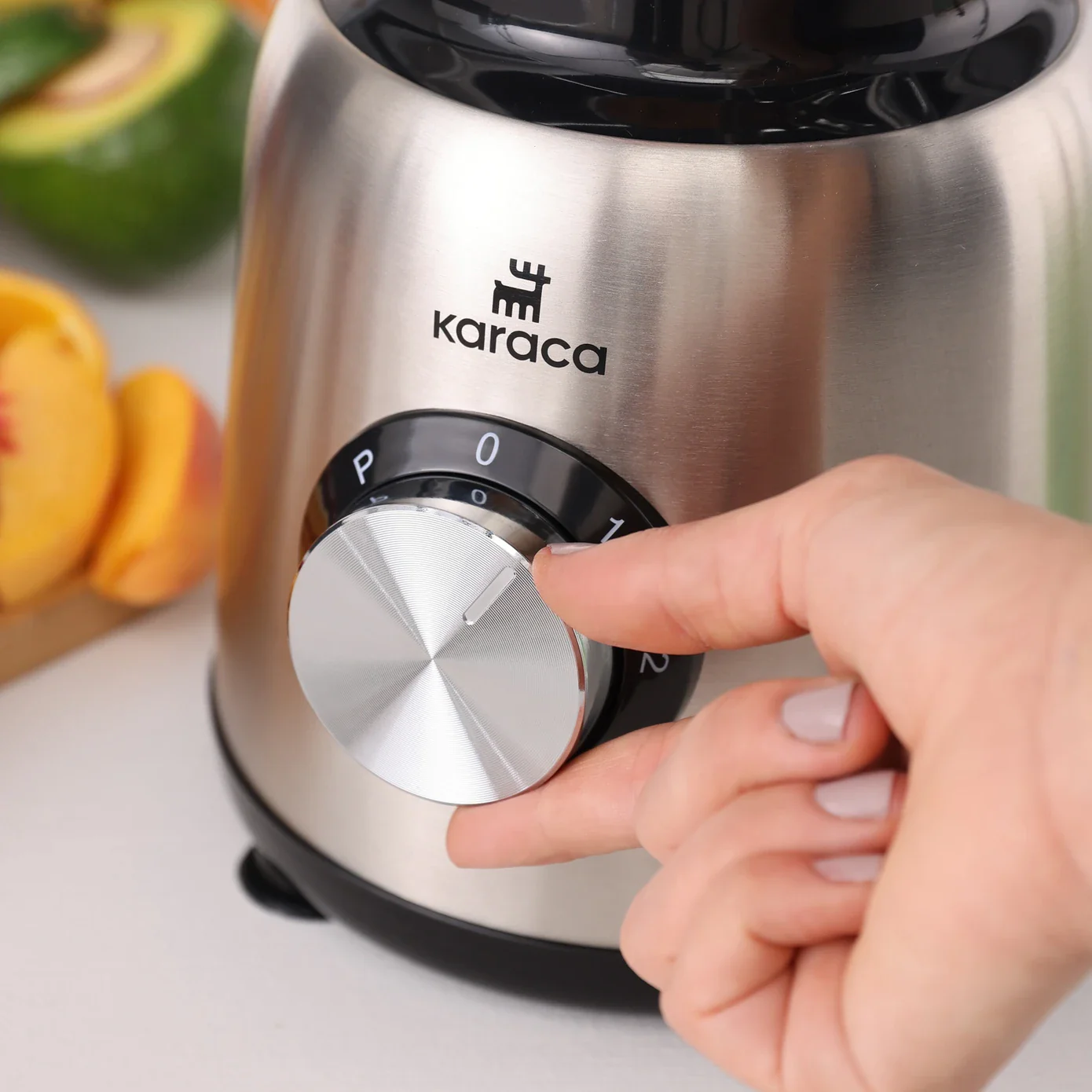 Karaca Inox 1,5 L Glazen Kan Inox Smoothie Blender - Image 2