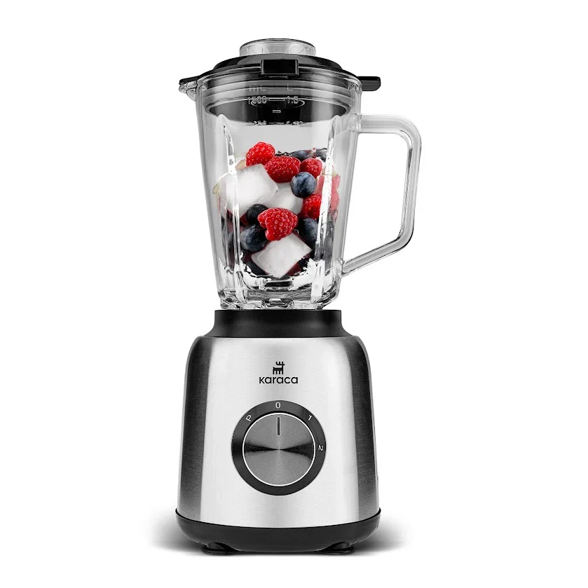 Karaca Inox 1,5 L Glazen Kan Inox Smoothie Blender - Image 4