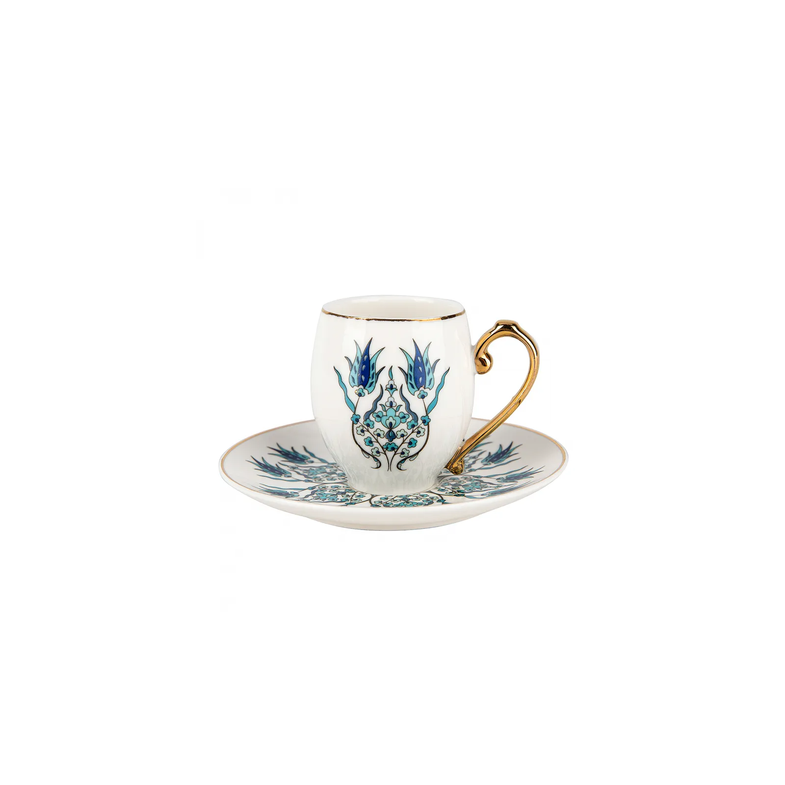 Karaca Iznik 4-delige set mokkakopjes/espressokopjes voor 2 personen - Image 4