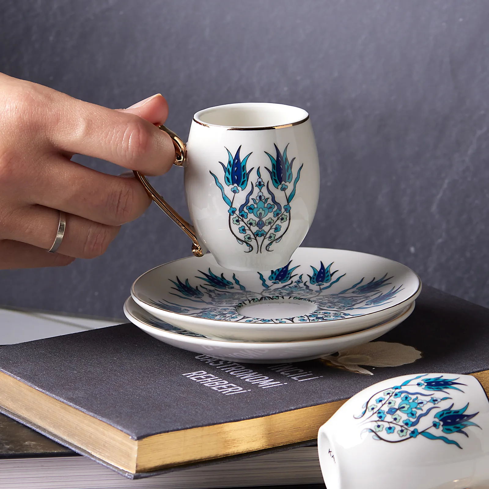 Karaca Iznik koffieservies voor 6 personen, 80 ml - Image 3