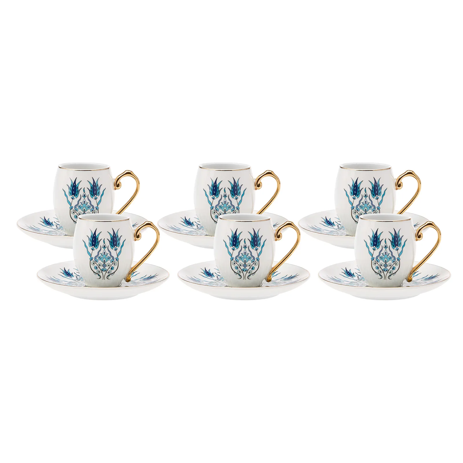 Karaca Iznik koffieservies voor 6 personen, 80 ml - Image 4