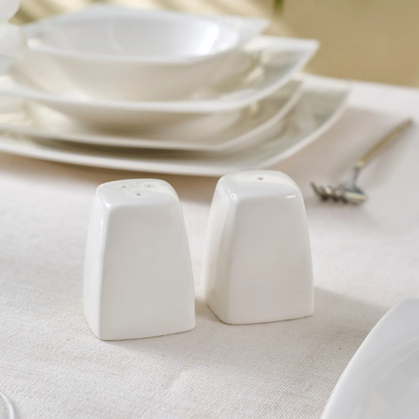 Karaca Jamie White 12-persoons Servies Set, 52-delig - Image 9
