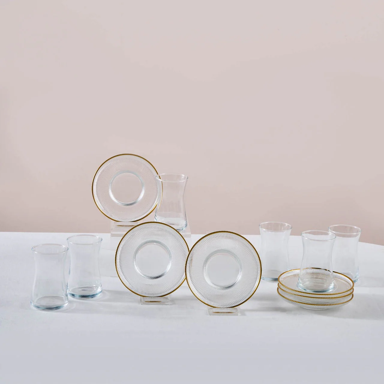 Karaca Juliet Gouden Rand 6-persoons theeset