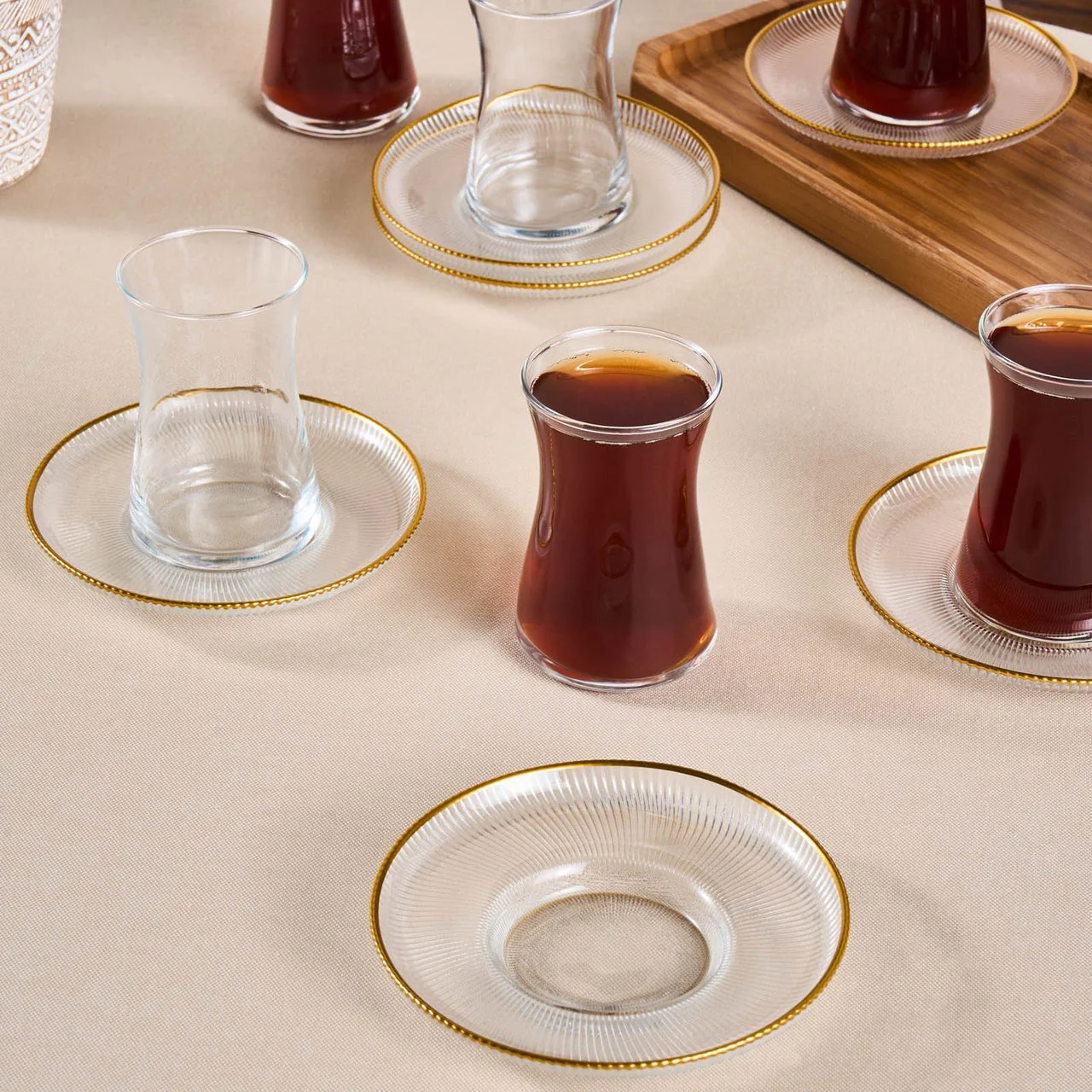 Karaca Juliet Gouden Rand 6-persoons theeset - Image 5