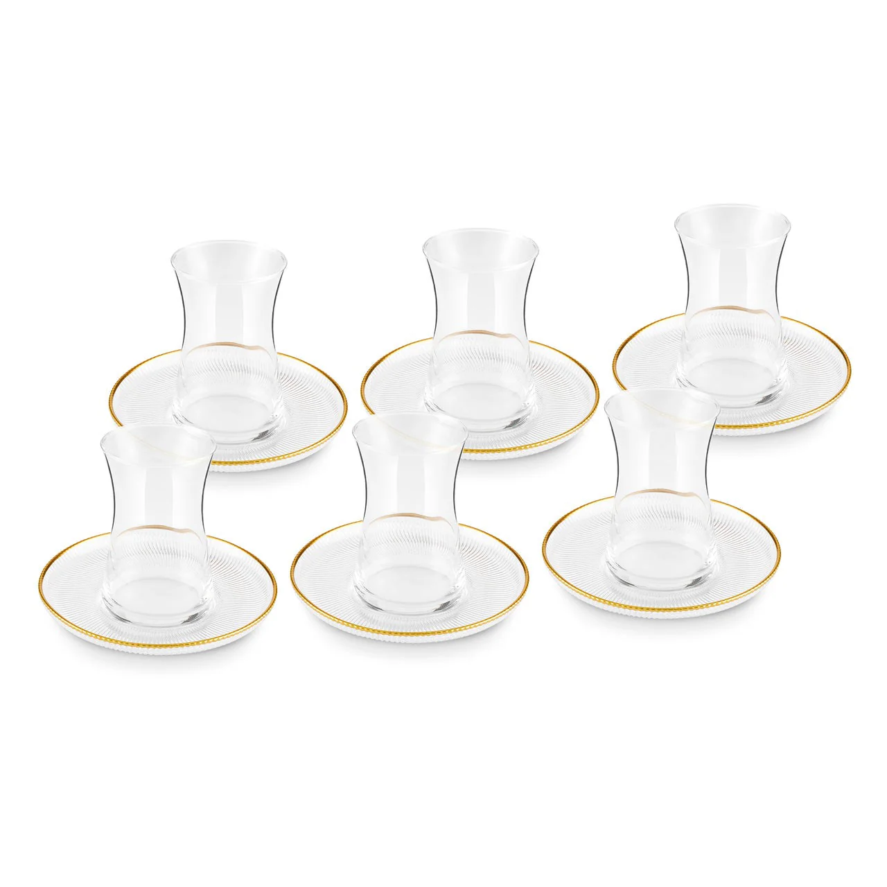 Karaca Juliet Gouden Rand 6-persoons theeset - Image 6