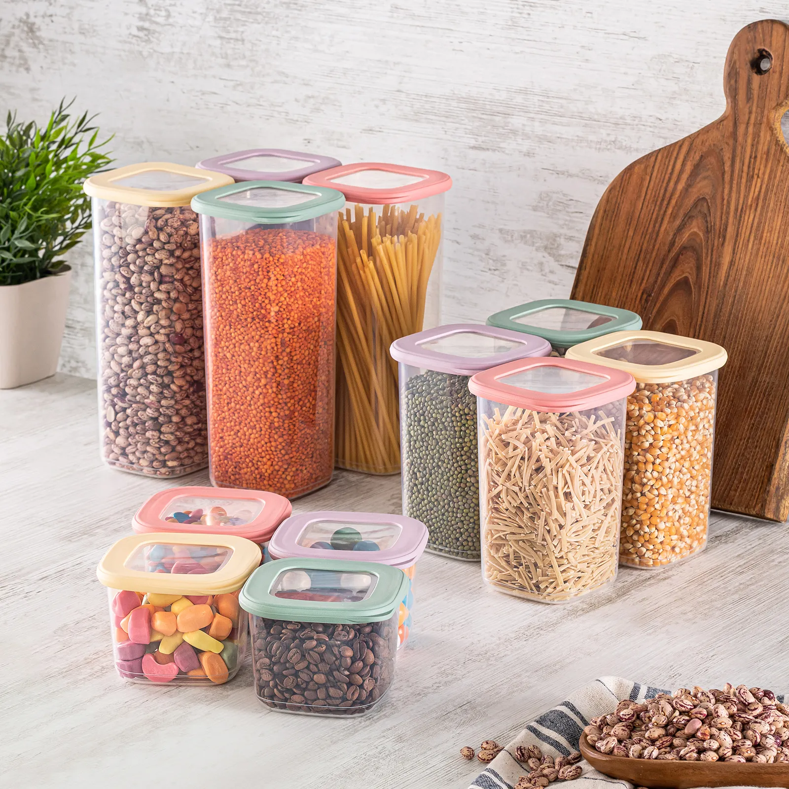 Karaca Korbs - set met 12 voorraadbakjes - Image 2