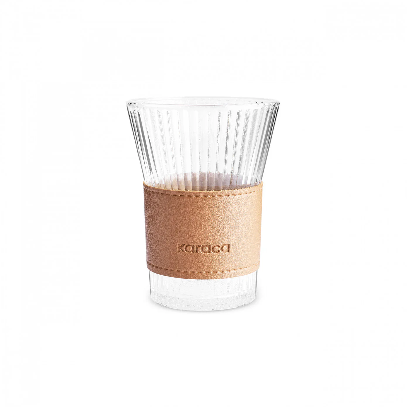 Karaca Leather Cool Touch Latte Glas 210 ML Bruin - Image 7