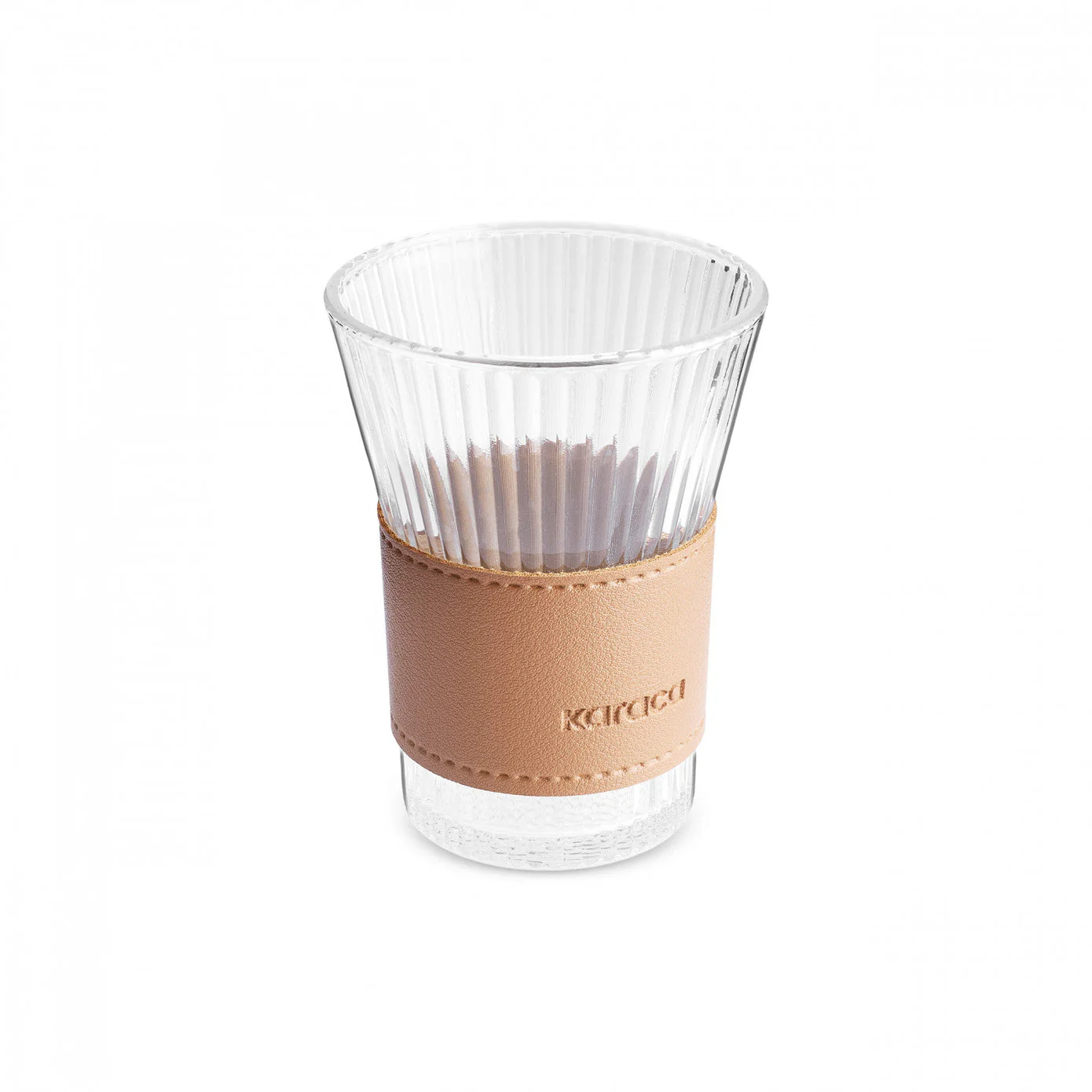 Karaca Leather Cool Touch Latte Glas 210 ML Bruin - Image 8