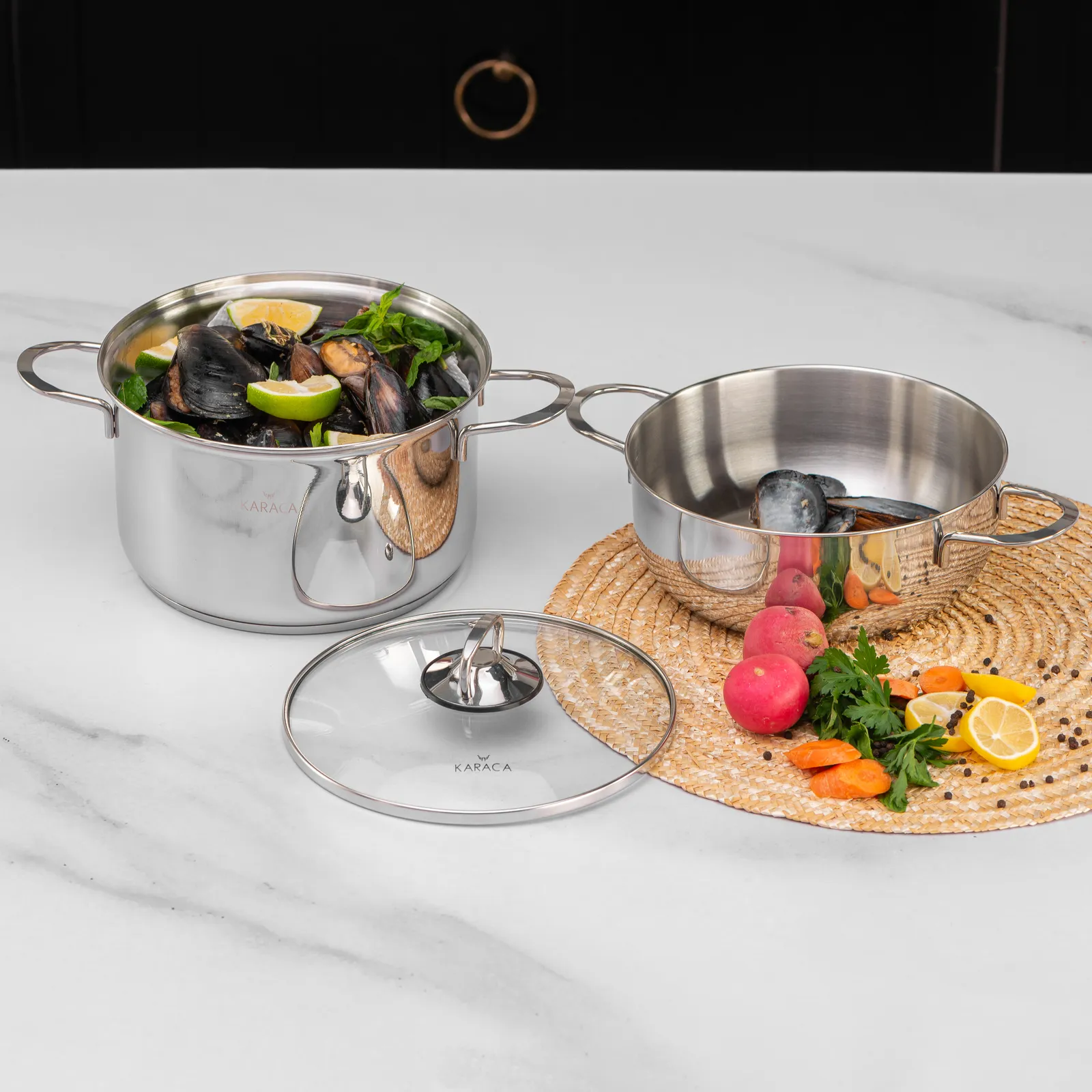 Karaca Liefde voor Keuken Stalen Pan voor Mosselen 20 cm - Image 6