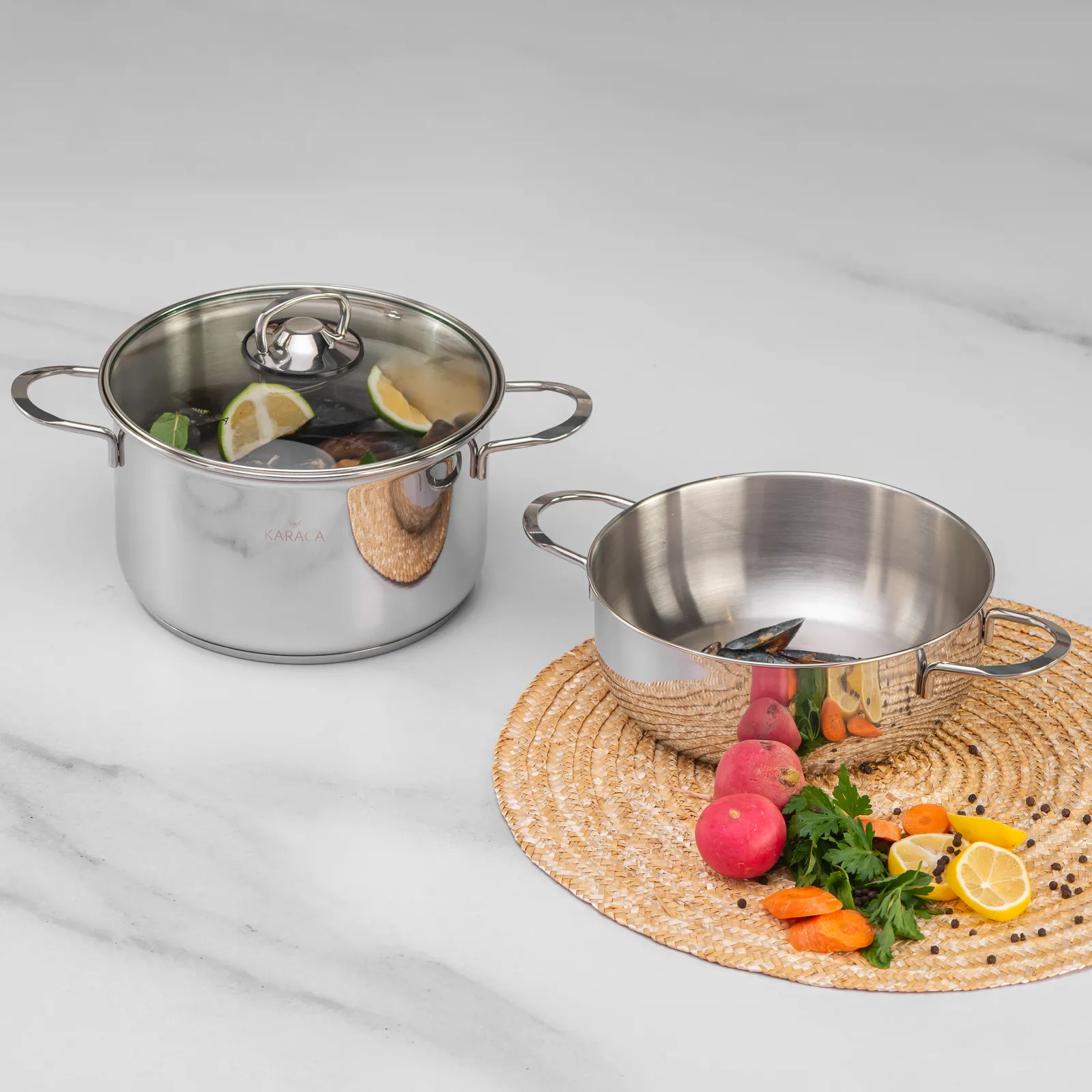 Karaca Liefde voor Keuken Stalen Pan voor Mosselen 20 cm - Image 7