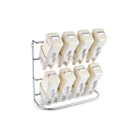 Karaca Luminous, 9-delig kruidenpotjesset, Crème - Image 7