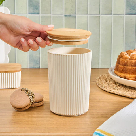 Karaca Massimo Bewaarcontainer 0,9 L Crème