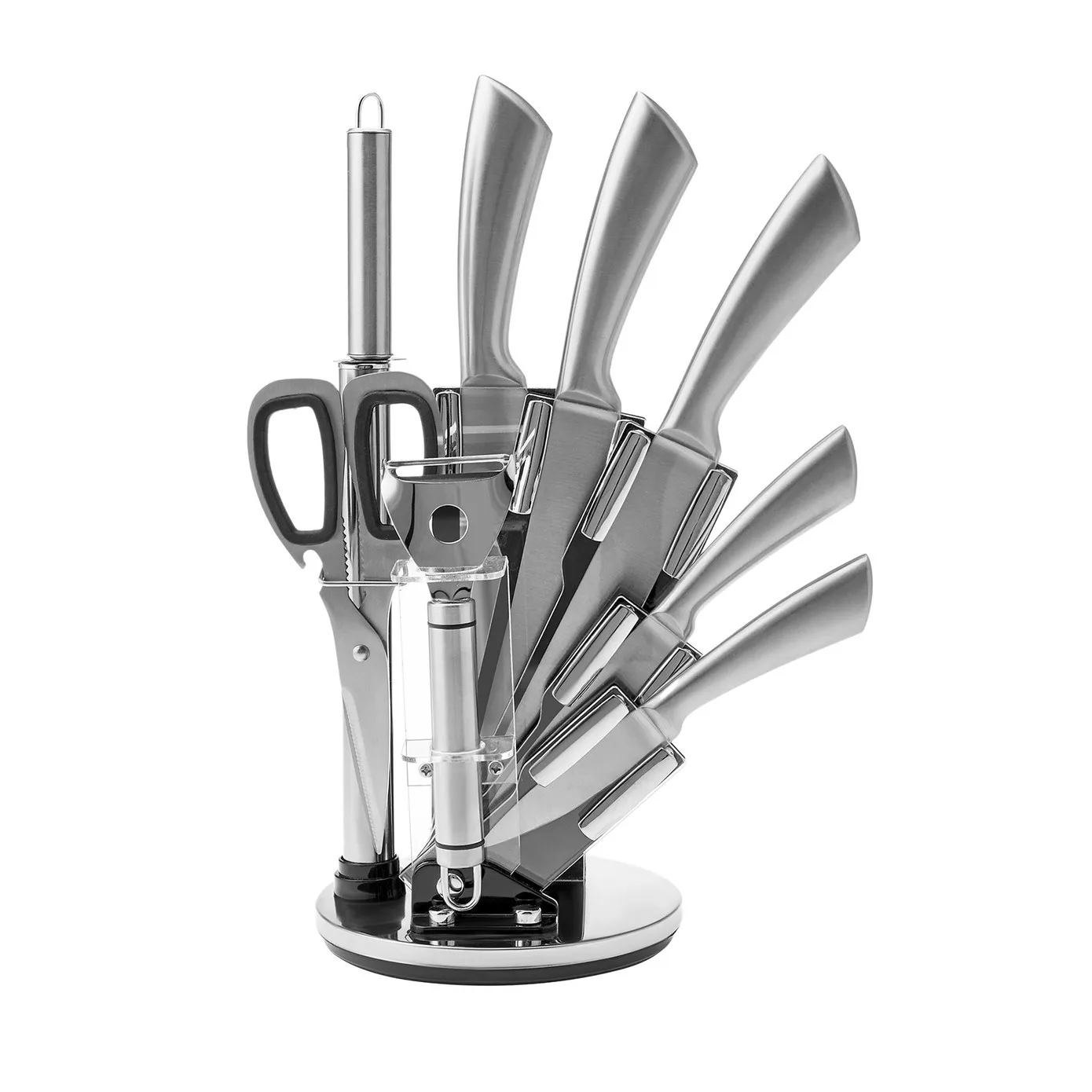 Karaca Master Palm Steel messenset, 9-delig - Image 3