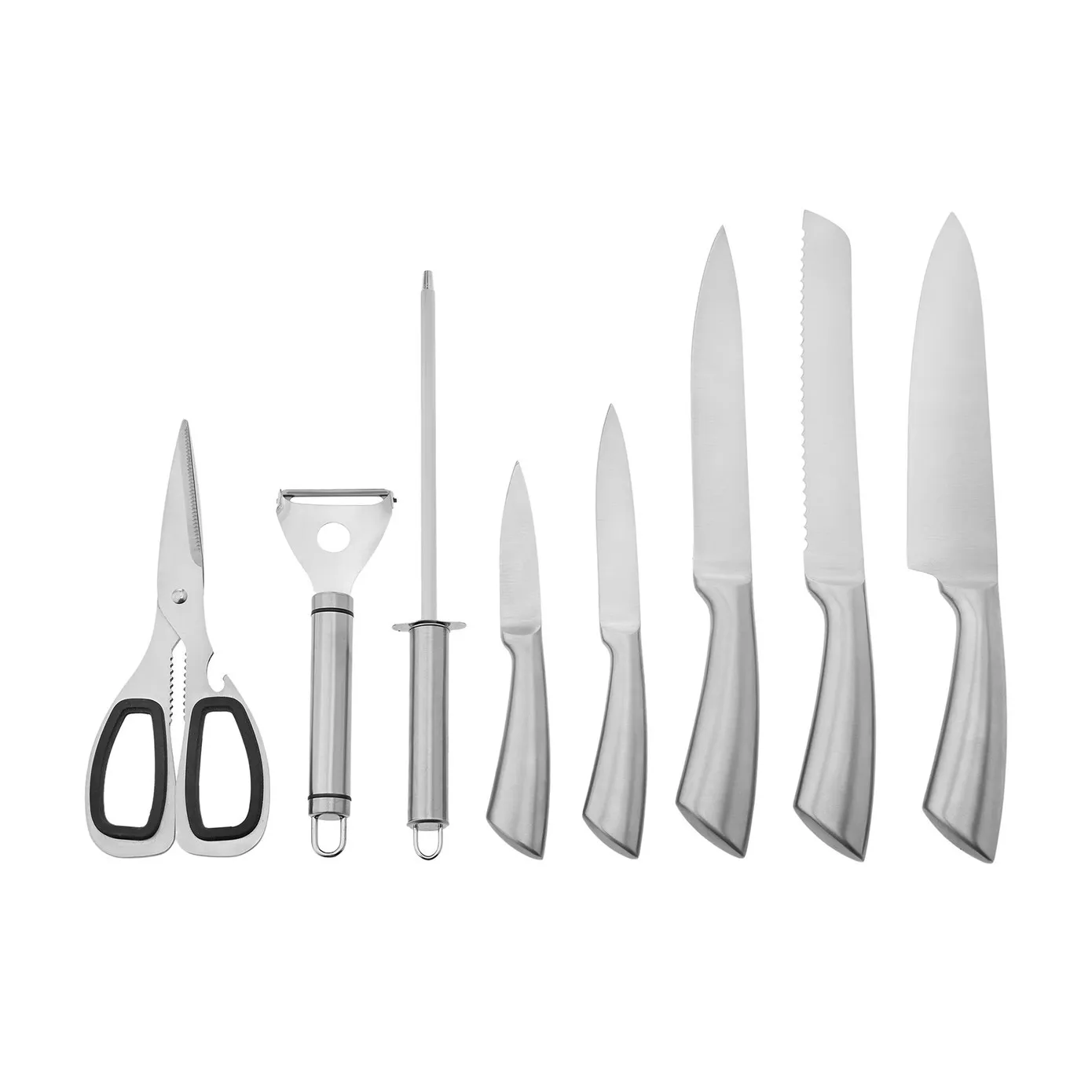 Karaca Master Palm Steel messenset, 9-delig - Image 4