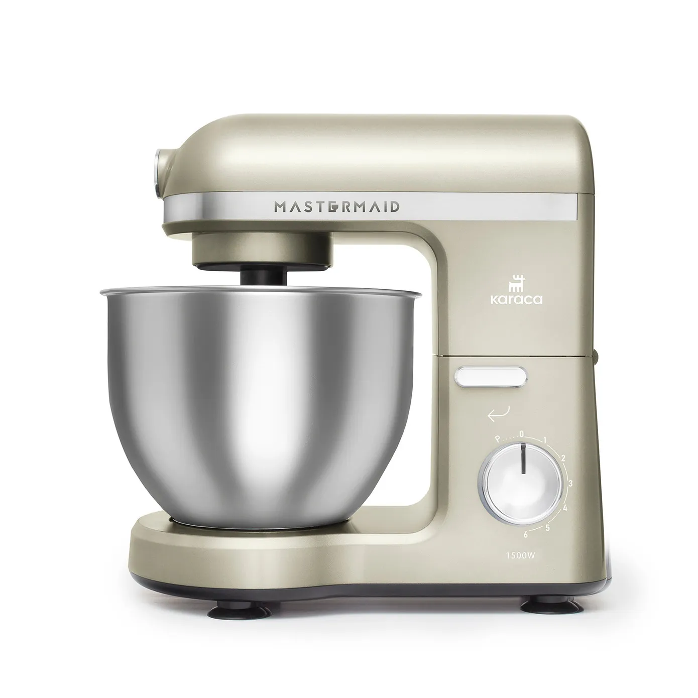 Karaca Mastermaid Chef Pro, Keukenmachine met Dubbele Arm, 1500 W, Zacht Crèmekleurig - Image 3