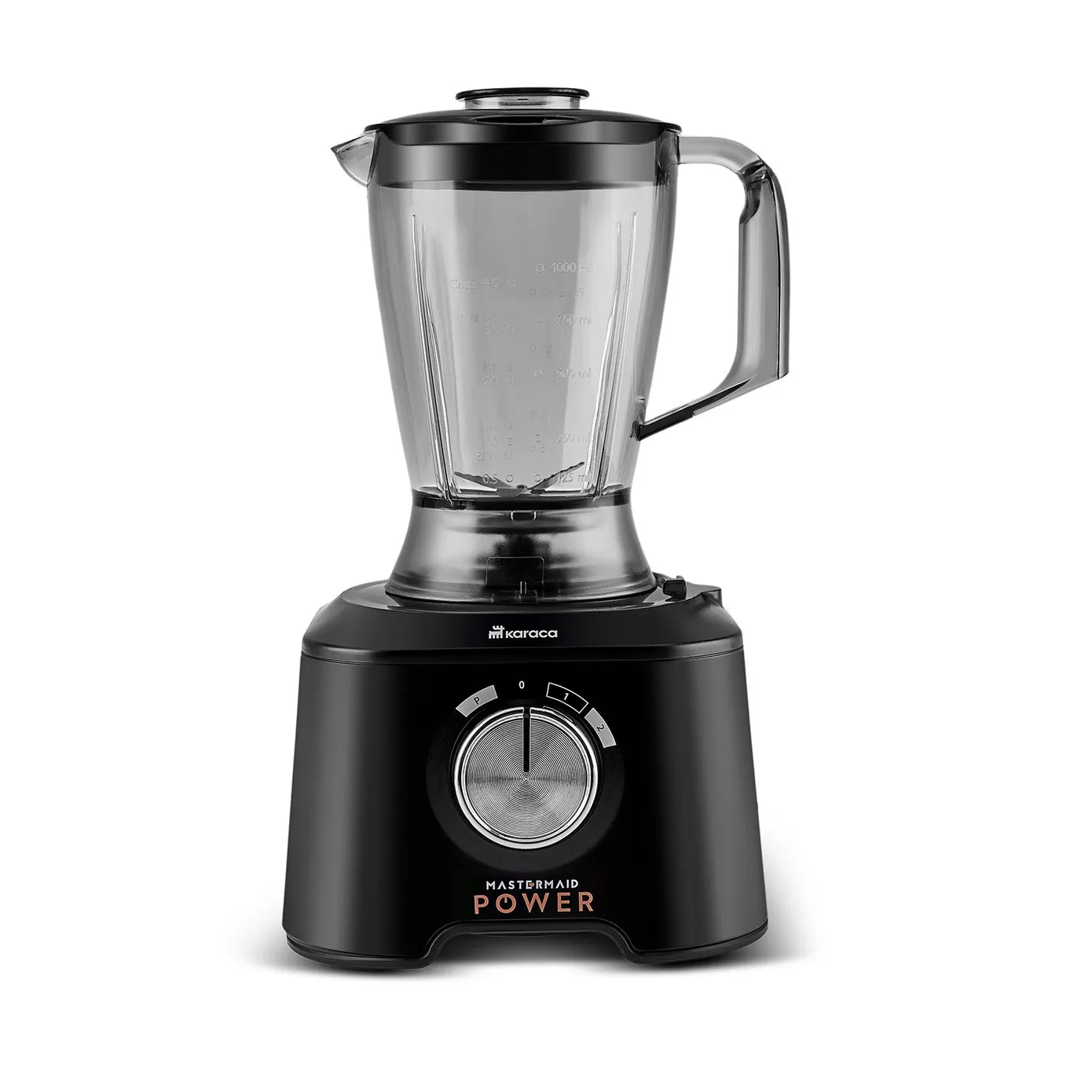 Karaca Mastermaid Power Max 11 in 1 Voedselprocessor, Mat Zwart Zilver, 2500 W - Image 2