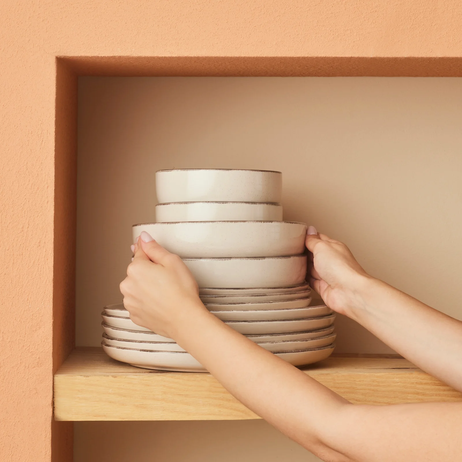 Karaca Monica 24-delig Servies voor 6 Personen, Beige - Image 7