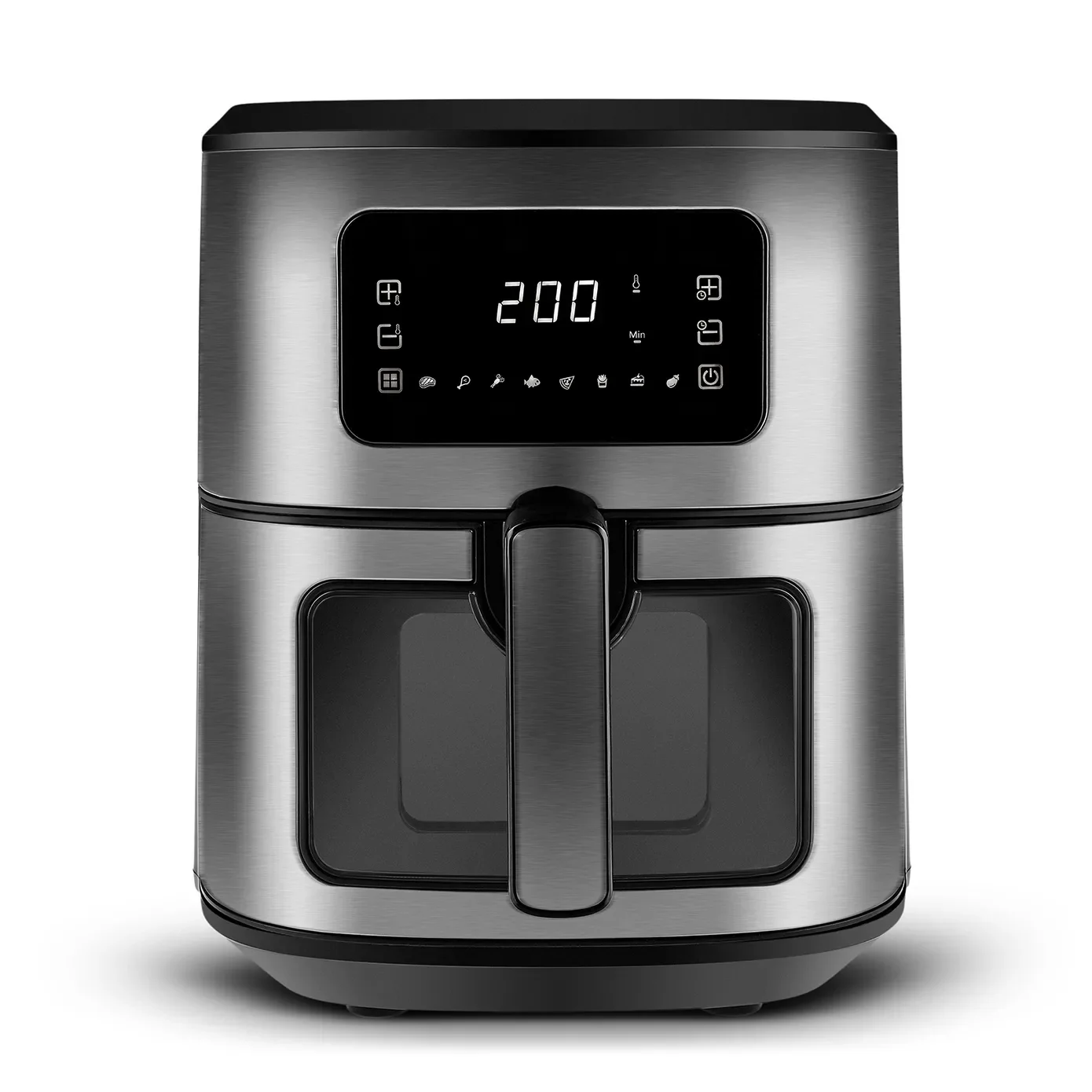 Karaca Multifry Inox, XXL Airfryer, 6,5 Liter, Met Digitaal Scherm En Glazen Kijkvenster - Image 7