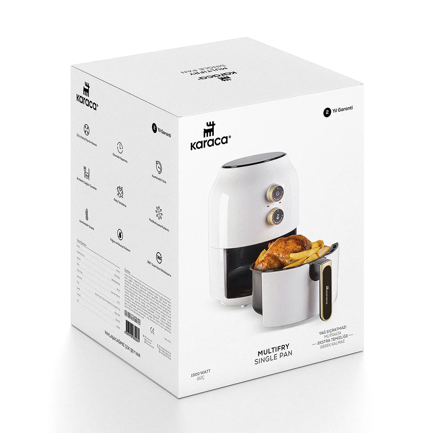 Karaca Multifry - witte heteluchtfriteuse - olievrije friteuse - Image 13