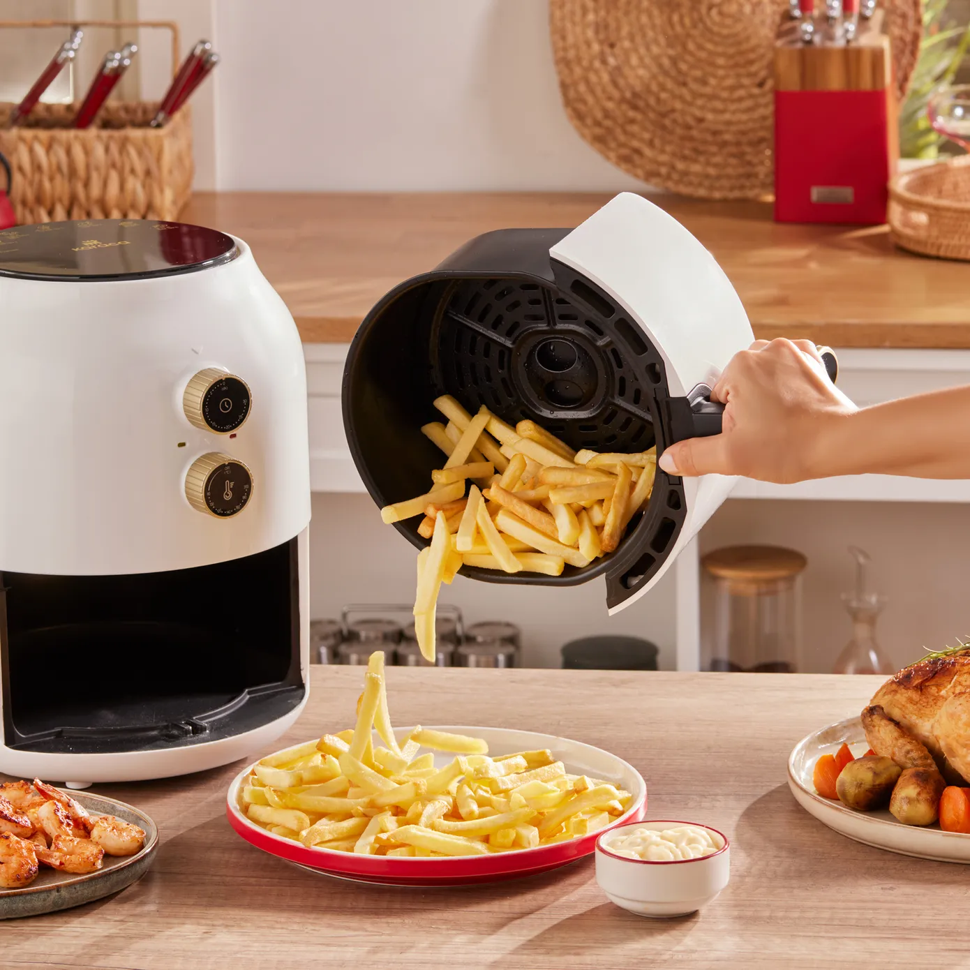 Karaca Multifry - witte heteluchtfriteuse - olievrije friteuse - Image 7