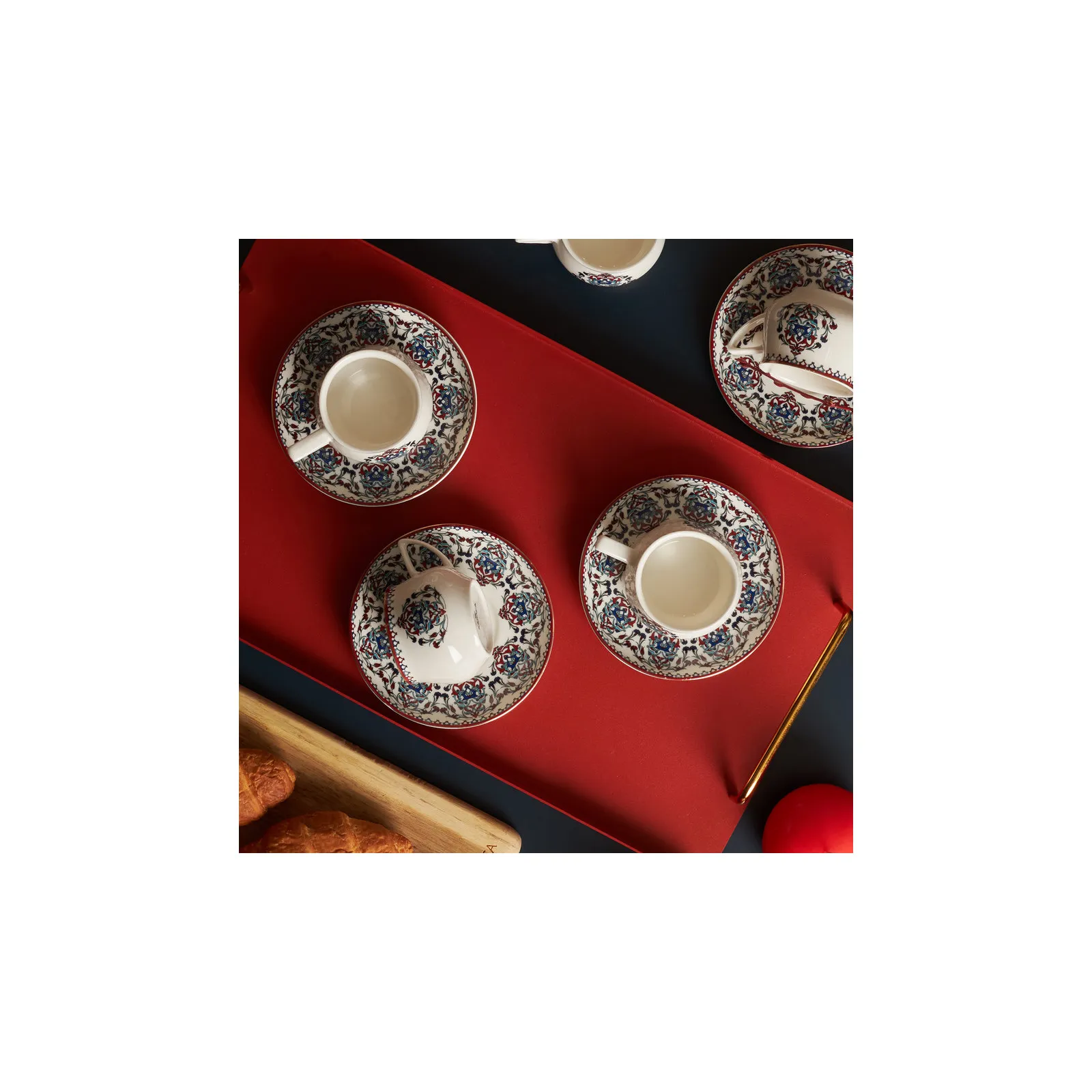 Karaca Nakkash 12-delige espressokopjesset voor 6 personen - Image 7