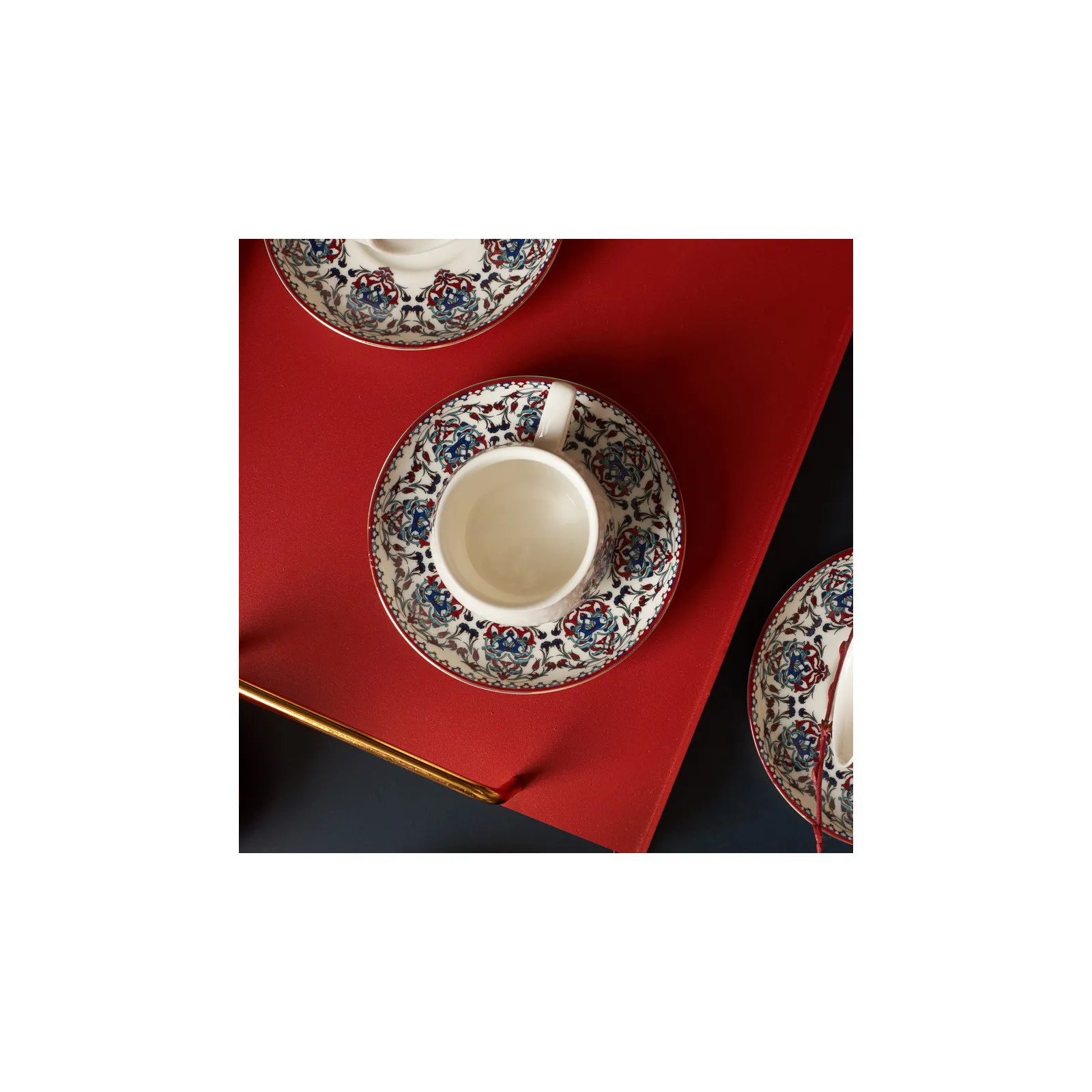 Karaca Nakkash 12-delige espressokopjesset voor 6 personen - Image 8