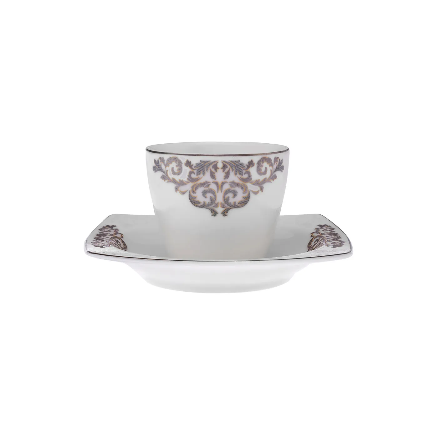 Karaca Nazende 12-delige porseleinen espressokopjesset voor 6 personen - Image 6