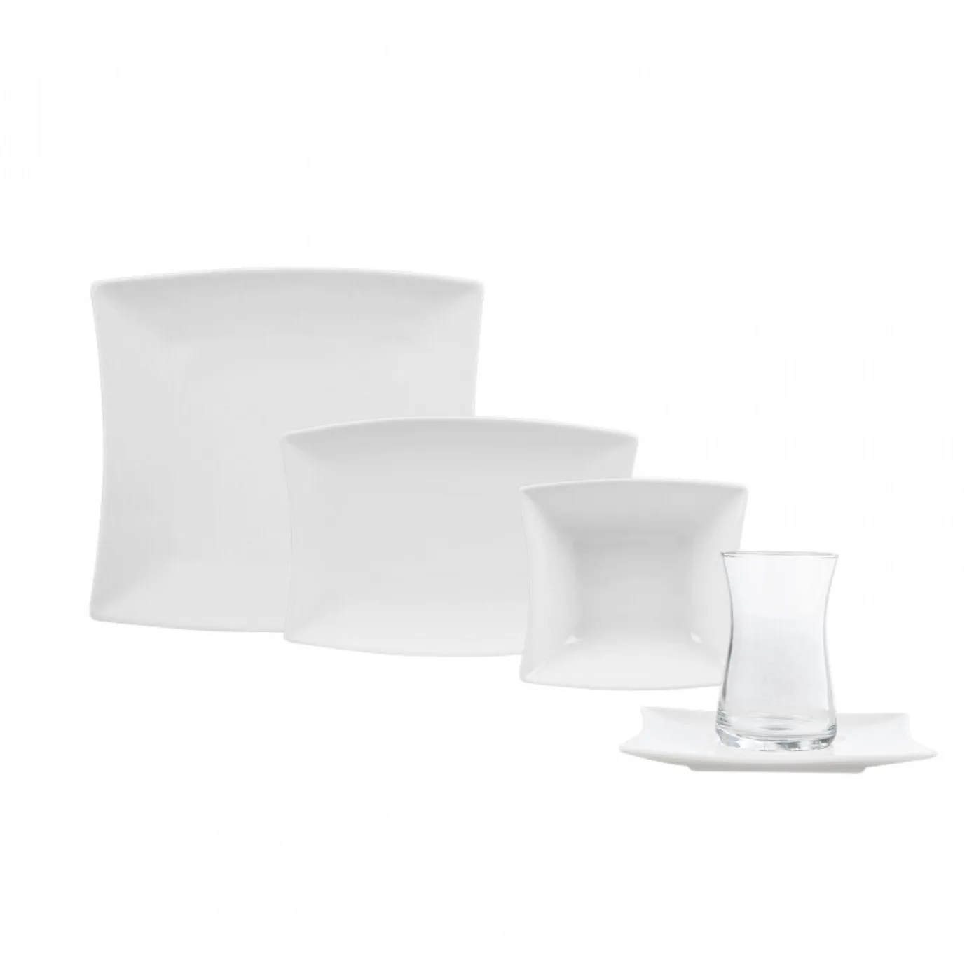 KARACA NEW PERFECT WHITE 26 PRÇ KAHVALTI SETİ KARE - Image 3