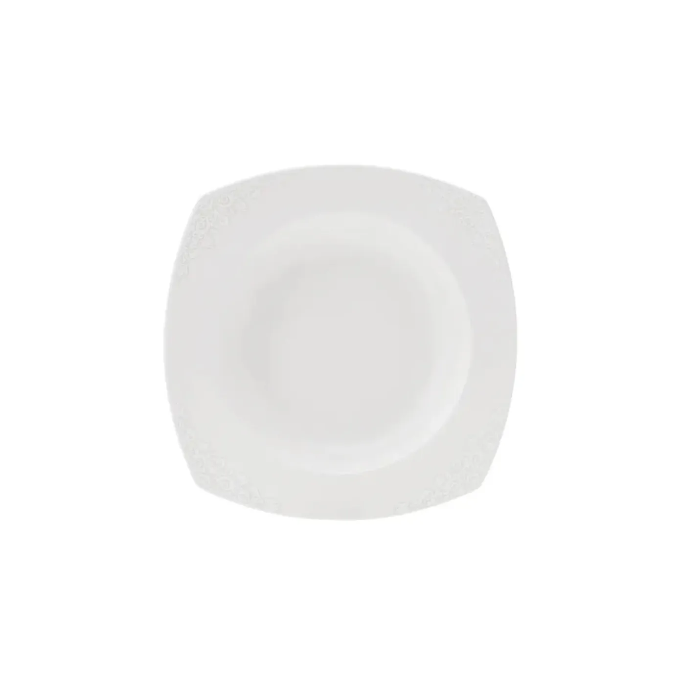 Karaca New Suha Cream 60 Delige Porseleinen Serviesset Vierkant voor 12 Personen - Image 8