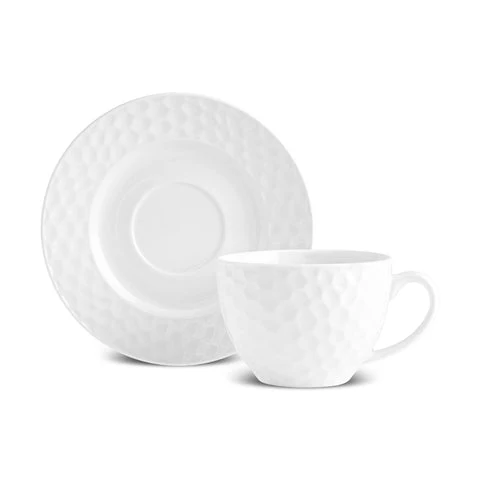 Karaca Nora Reliëf Theekoppenset voor 6 Personen, 220 ml - Image 9