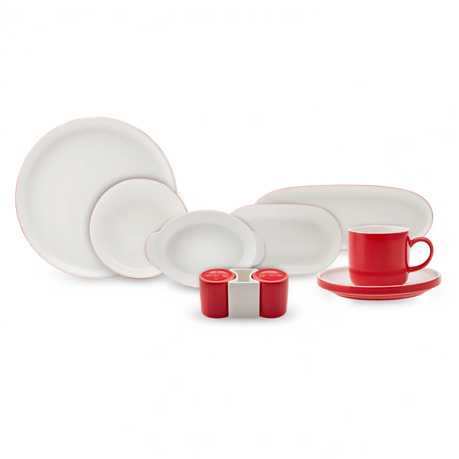 KARACA NORDIC RED 27 PRÇ KAHVALTI SETİ RND