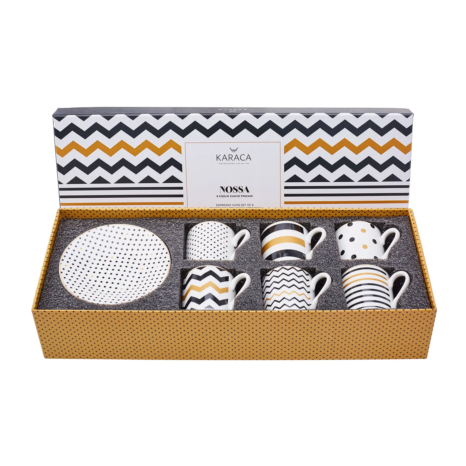 Karaca Nossa Koffiekopjes Set Voor 6 Personen, 12 Delig - Image 18