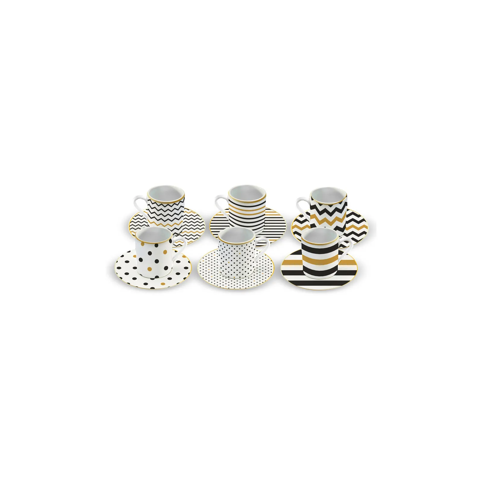 Karaca Nossa Koffiekopjes Set Voor 6 Personen, 12 Delig - Image 20