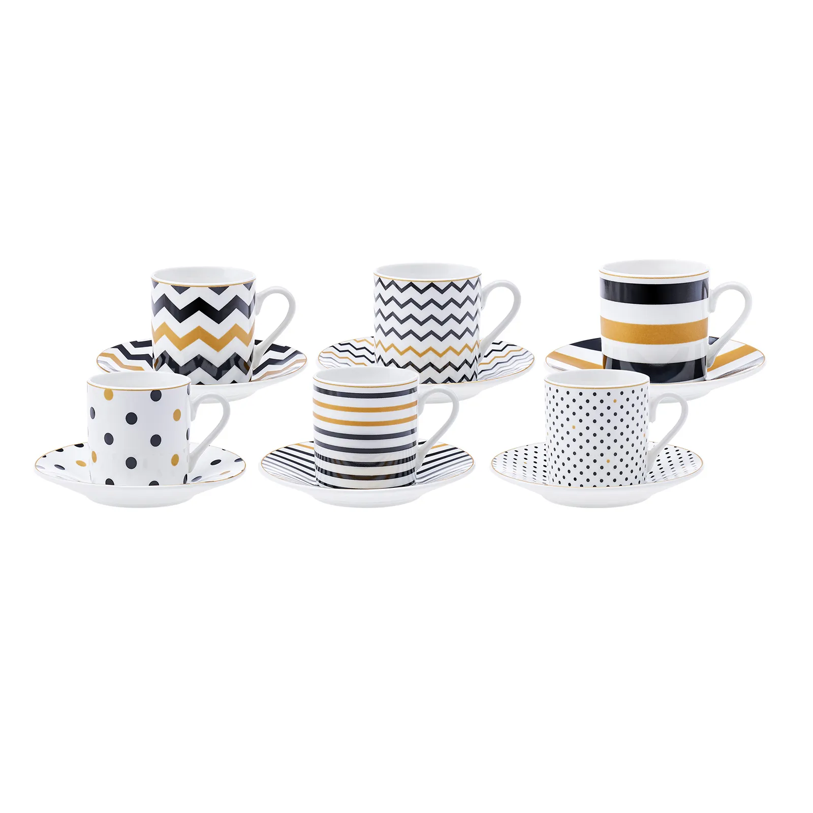 Karaca Nossa Koffiekopjes Set Voor 6 Personen, 12 Delig - Image 22