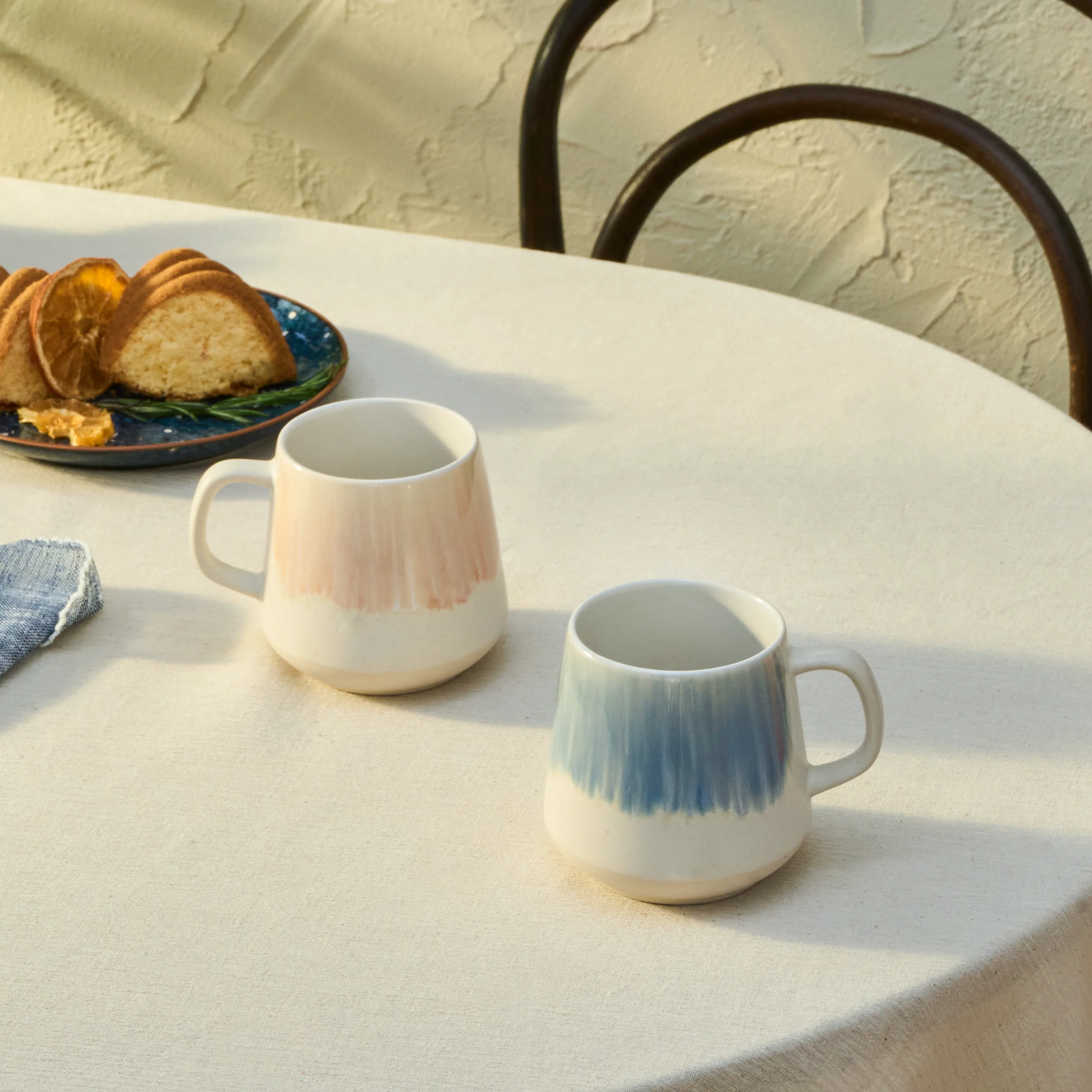 Karaca Okeanos 2-delige Stoneware Bekerset, 400 ml, Meerkleurig - Image 7