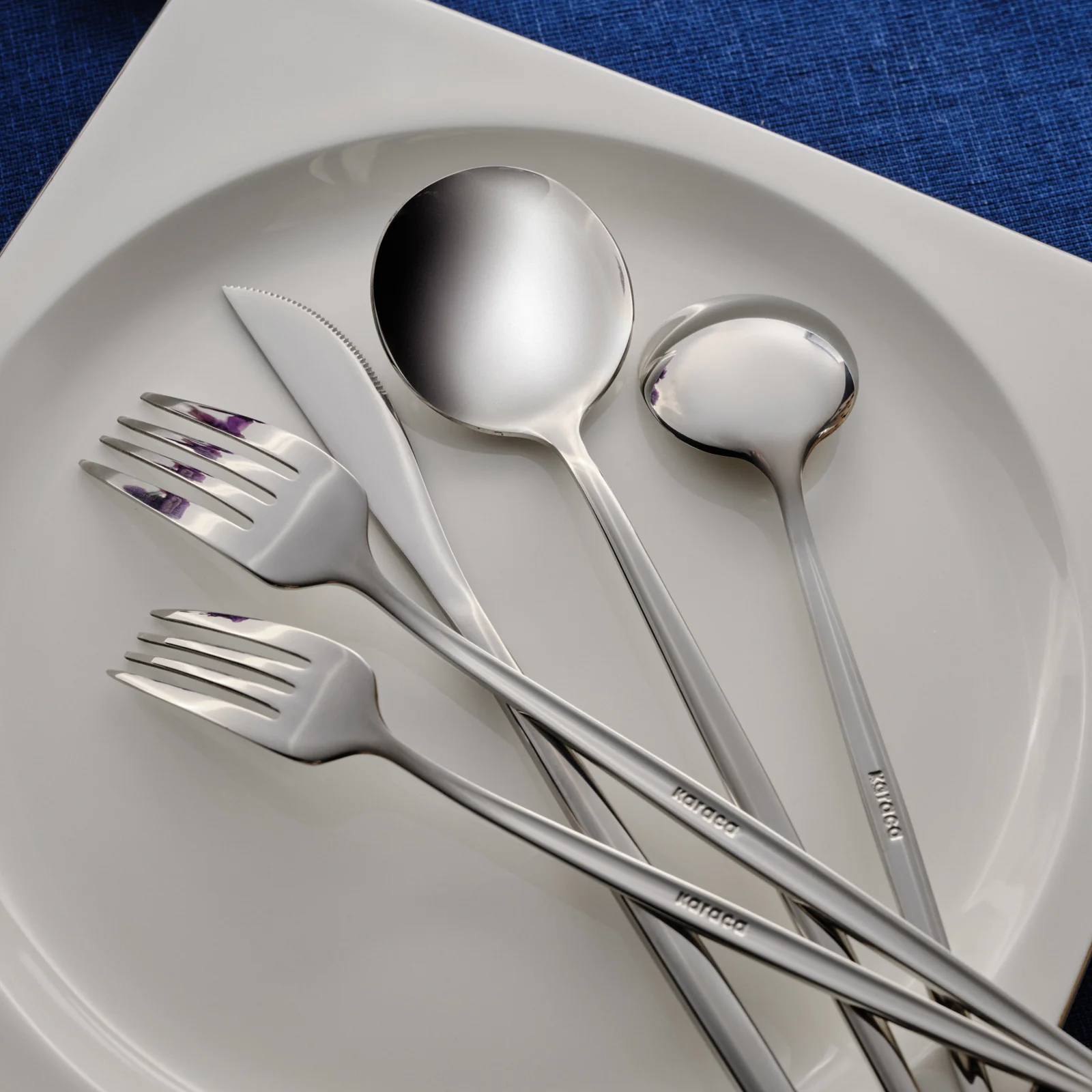Karaca Orion Platin 30-delig Bestekset Voor 6 Personen - Image 7