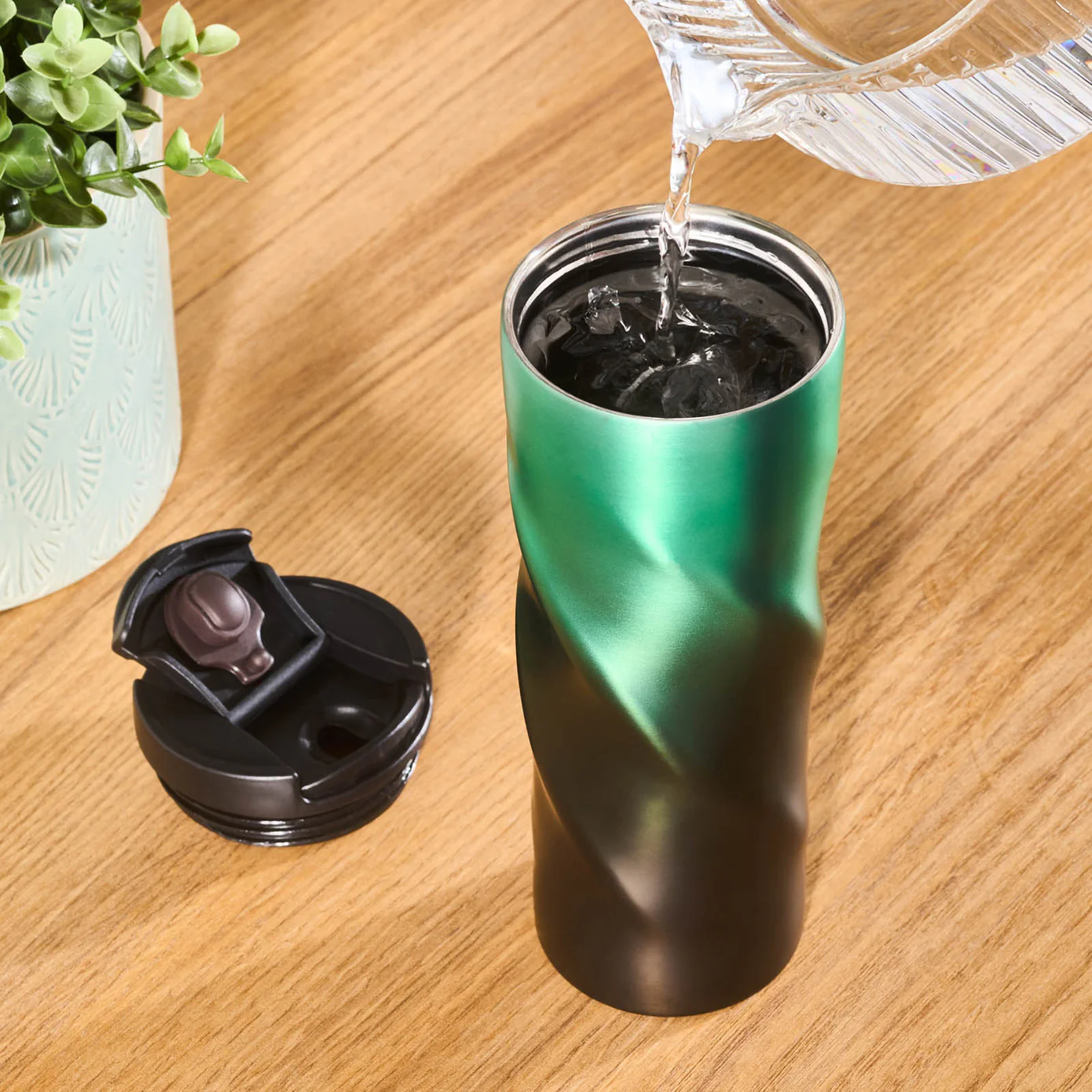 Karaca Orion Roestvrijstalen Lekkagevrije Thermos 500 ml Groen - Image 6