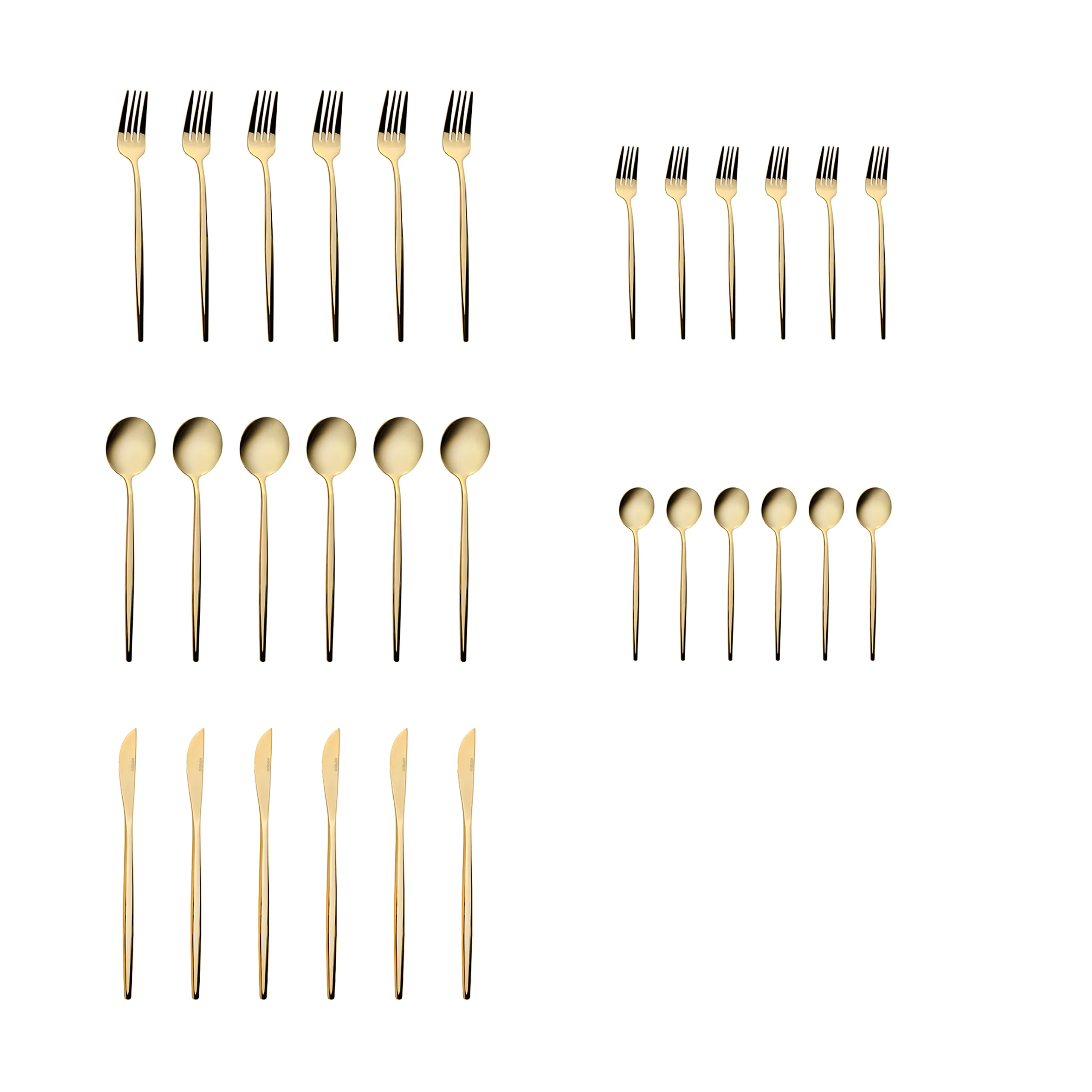 Karaca Orion Shiny Gold 12-Persoons 60-Delig Bestekset - Image 6